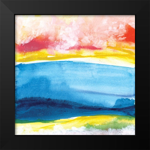 Jewel Waterway VII Black Modern Wood Framed Art Print by Paschke, Chris