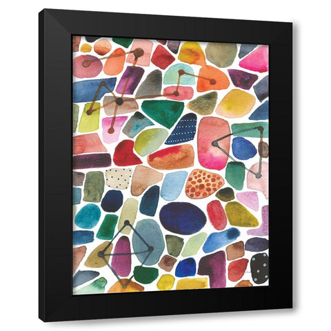 Alchemy I Black Modern Wood Framed Art Print by Warrick, Cheryl