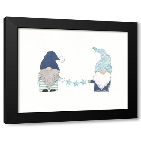Coastal Gnomes I Black Modern Wood Framed Art Print by Jackson, Jenaya