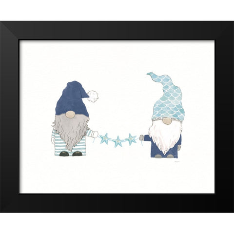 Coastal Gnomes I Black Modern Wood Framed Art Print by Jackson, Jenaya