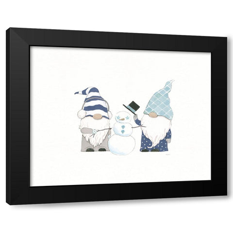 Coastal Gnomes II Black Modern Wood Framed Art Print by Jackson, Jenaya