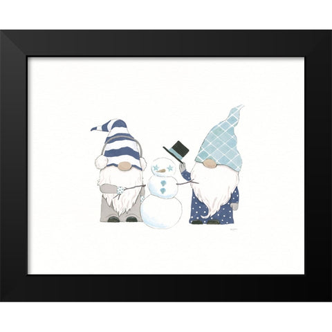 Coastal Gnomes II Black Modern Wood Framed Art Print by Jackson, Jenaya