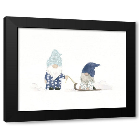 Coastal Gnomes III Black Modern Wood Framed Art Print by Jackson, Jenaya
