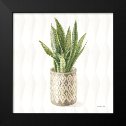 Desert Greenhouse XVI Sq Black Modern Wood Framed Art Print by Nai, Danhui