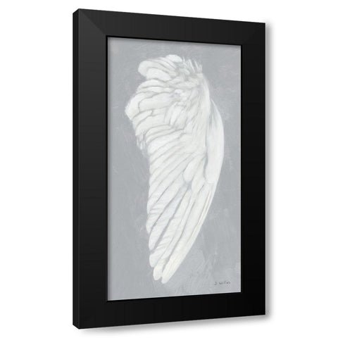 Wings III on Gray Flipped Black Modern Wood Framed Art Print by Wiens, James