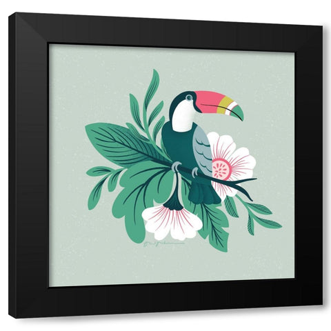 Lush Life II Black Modern Wood Framed Art Print by Graham, Gia