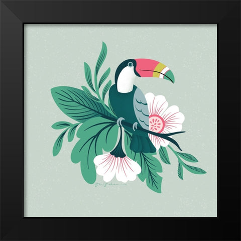 Lush Life II Black Modern Wood Framed Art Print by Graham, Gia