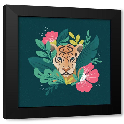 Lush Life IV Black Modern Wood Framed Art Print with Double Matting by Graham, Gia