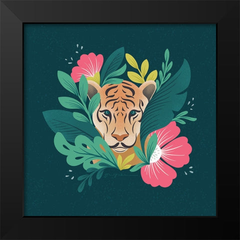 Lush Life IV Black Modern Wood Framed Art Print by Graham, Gia