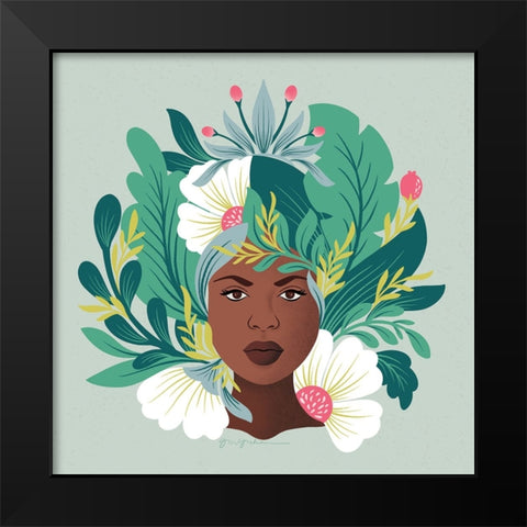 Lush Life VII Black Modern Wood Framed Art Print by Graham, Gia