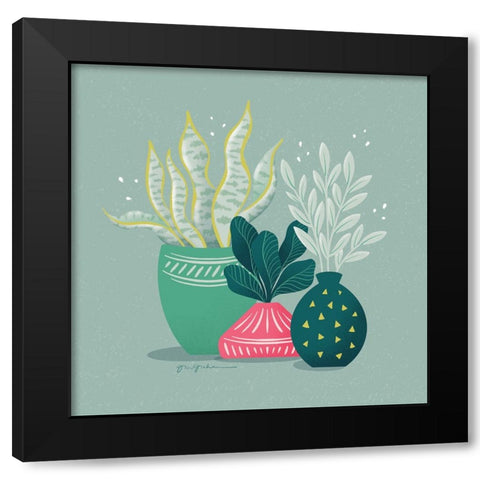 Lush Life VIII Black Modern Wood Framed Art Print by Graham, Gia