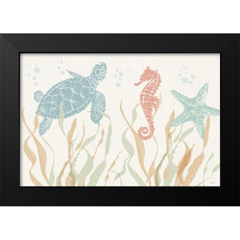 Seaside Style I Black Modern Wood Framed Art Print by Tavoletti, Anne