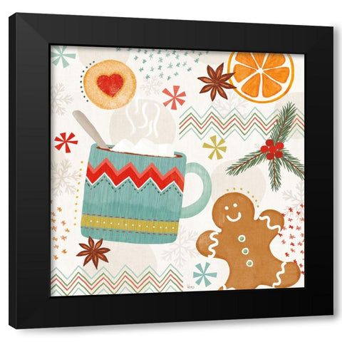Sweet Treats III Black Modern Wood Framed Art Print by Charron, Veronique