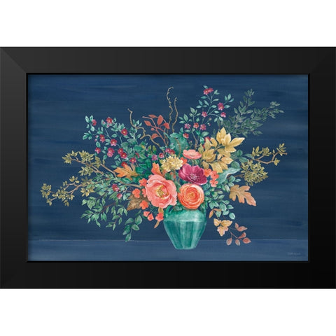 Floral Drama I Black Modern Wood Framed Art Print by Grove, Beth