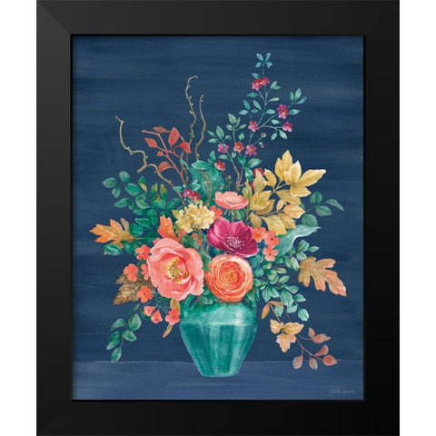 Floral Drama III Black Modern Wood Framed Art Print by Grove, Beth