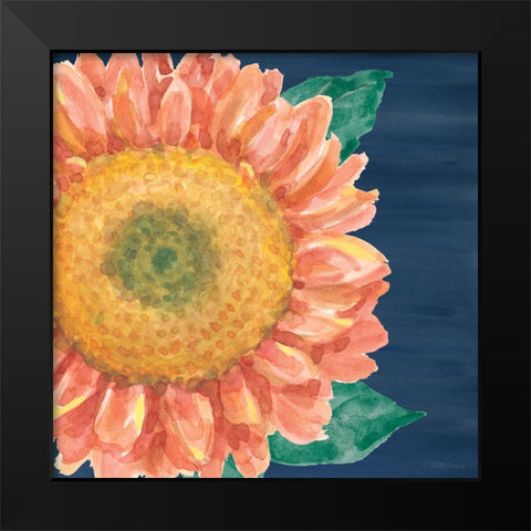 Floral Drama VIII Black Modern Wood Framed Art Print by Grove, Beth