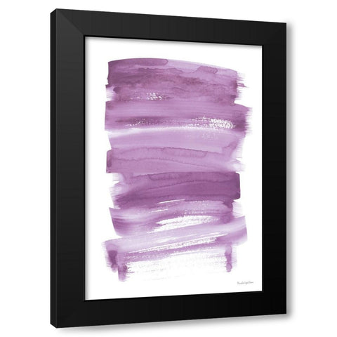 Bold Neon IV Black Modern Wood Framed Art Print with Double Matting by Charro, Mercedes Lopez