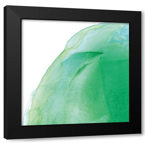 Bright Swishes I Black Modern Wood Framed Art Print with Double Matting by Rhue, Piper