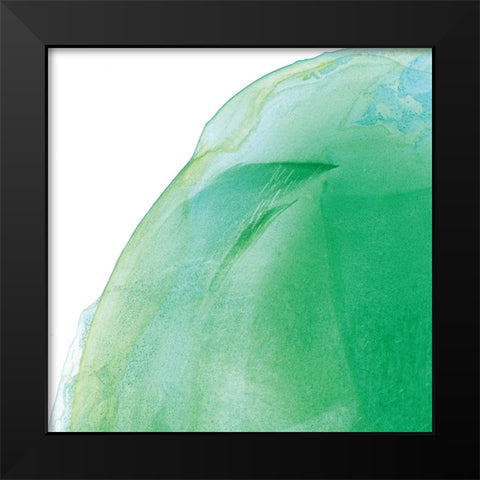 Bright Swishes I Black Modern Wood Framed Art Print by Rhue, Piper