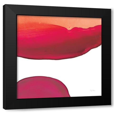 Bright Swishes III Black Modern Wood Framed Art Print by Rhue, Piper