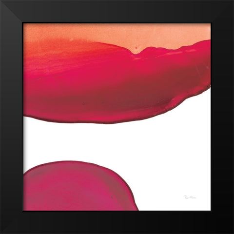 Bright Swishes III Black Modern Wood Framed Art Print by Rhue, Piper