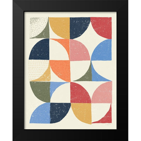 Colorful Night Sky II Black Modern Wood Framed Art Print by Prahl, Courtney