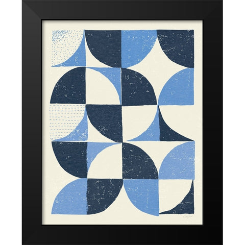 Colorful Night Sky II Blue Black Modern Wood Framed Art Print by Prahl, Courtney