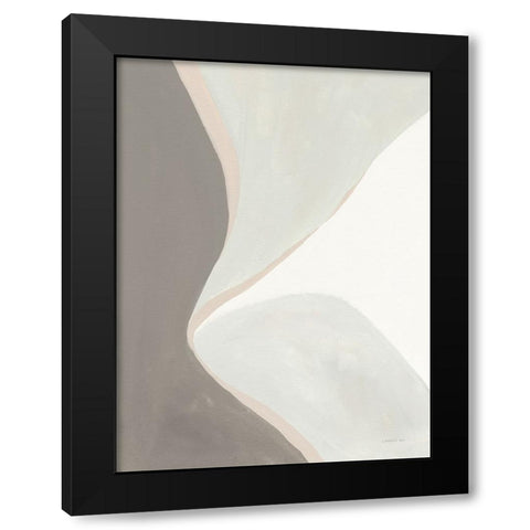 Retro Abstract III Neutral Black Modern Wood Framed Art Print by Nai, Danhui