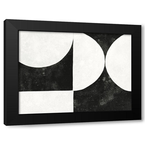 Strand VI BW Black Modern Wood Framed Art Print by Nai, Danhui