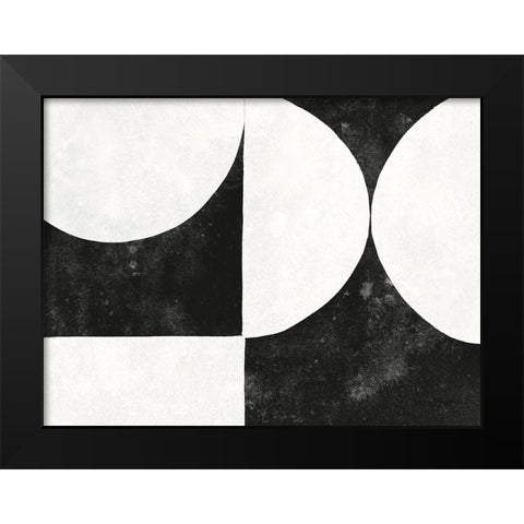 Strand VI BW Black Modern Wood Framed Art Print by Nai, Danhui