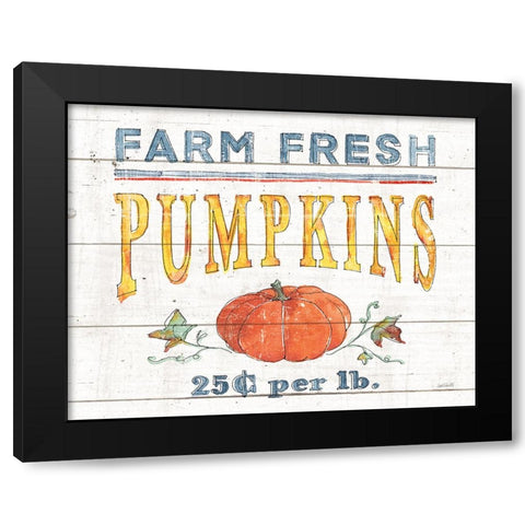 Fall Flair IV Shiplap Black Modern Wood Framed Art Print by Tavoletti, Anne