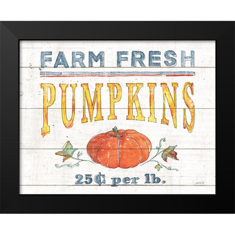 Fall Flair IV Shiplap Black Modern Wood Framed Art Print by Tavoletti, Anne