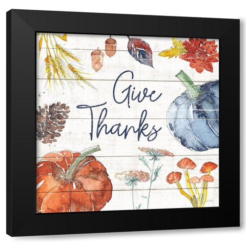 Fall Flair VI Shiplap Black Modern Wood Framed Art Print by Tavoletti, Anne