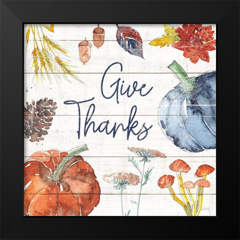 Fall Flair VI Shiplap Black Modern Wood Framed Art Print by Tavoletti, Anne