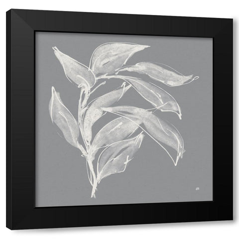 Branch I Gray Black Modern Wood Framed Art Print by Paschke, Chris