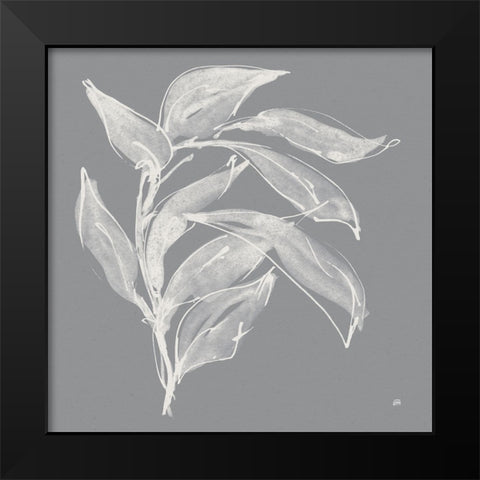 Branch I Gray Black Modern Wood Framed Art Print by Paschke, Chris