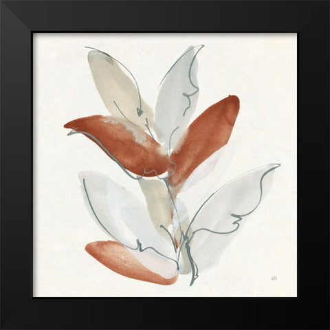 From the Forest II Rust Black Modern Wood Framed Art Print by Paschke, Chris