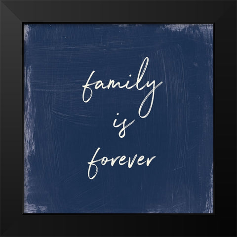 My Home Inspiration III Indigo Black Modern Wood Framed Art Print by Portfolio, Wild Apple