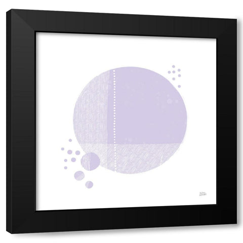 Tribeca I Purple Black Modern Wood Framed Art Print by Averinos, Melissa