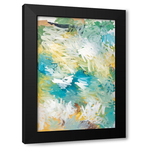 Vibrancy Black Modern Wood Framed Art Print by Youngstrom, Kent