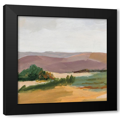 Nature Walk II Black Modern Wood Framed Art Print with Double Matting by Munger, Pamela
