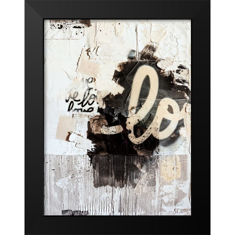 Almost in Love Black Modern Wood Framed Art Print by Youngstrom, Kent