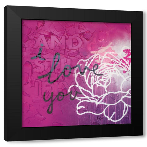 And Still I Fly Sq Black Modern Wood Framed Art Print by Youngstrom, Kent