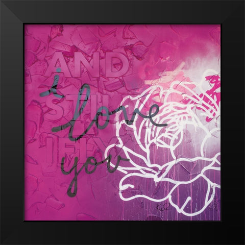 And Still I Fly Sq Black Modern Wood Framed Art Print by Youngstrom, Kent