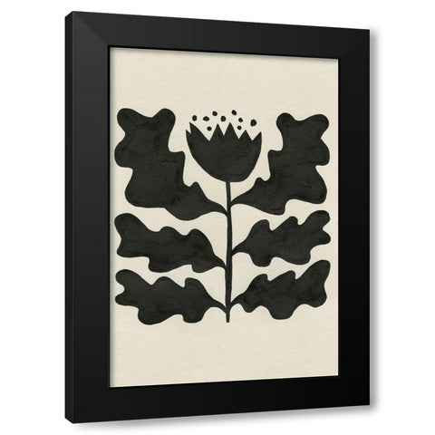 Delighted IV Vertical Black Modern Wood Framed Art Print by Hershey, Moira