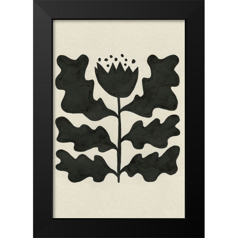 Delighted IV Vertical Black Modern Wood Framed Art Print by Hershey, Moira