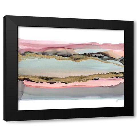 The Valley I Black Modern Wood Framed Art Print with Double Matting by Paschke, Chris