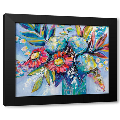 Easter Bouquet Black Modern Wood Framed Art Print with Double Matting by Vertentes, Jeanette