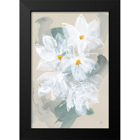 Narcissus I Black Modern Wood Framed Art Print by Paschke, Chris