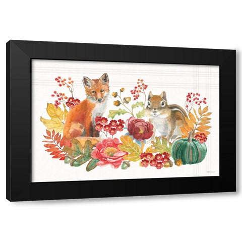 Wooded Harvest I Black Modern Wood Framed Art Print by Grove, Beth